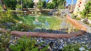 Teichbau in Kluftern Markdorf Friedrichshafen