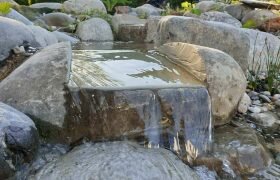 Teichbau - Wasserlauf